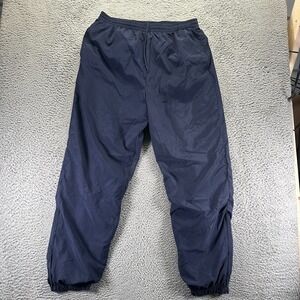 Vintage Wilson Pant Mens XL Blue Polyester Parachute Track Jogger Tapered  Sport